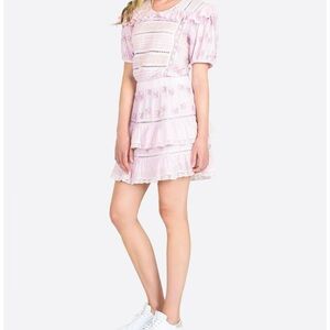 LoveShackFancy Sorelle Mini Dress